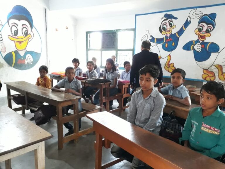 Students at Jhorkhali